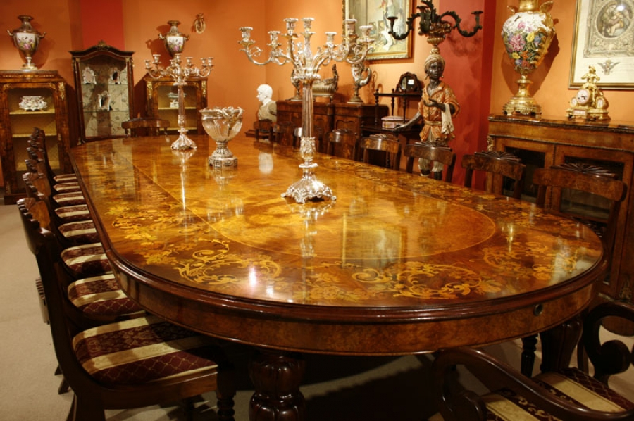 biggest dining room table