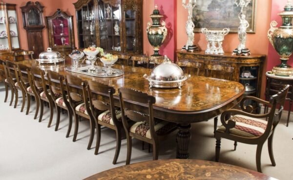 06494-Huge-Bespoke-Handmade-17ft-Marquetry-Burr-Walnut-Dining-Table-5
