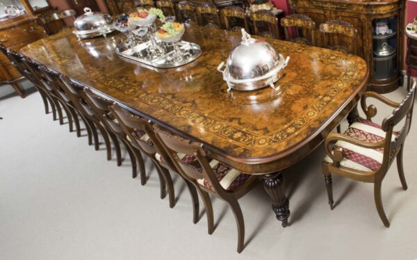 06494a-Huge-Bespoke-Handmade-Marquetry-Walnut-Extending-Dining-Table-18-Chairs-4