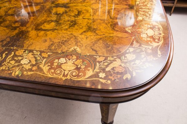 08208a-Huge-Bespoke-Handmade-Marquetry-Burr-Walnut-Extending-Dining-Table-18-Chairs-17