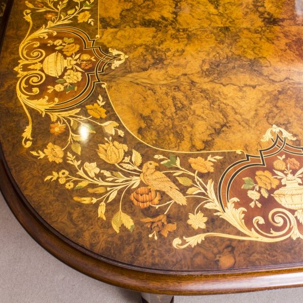 08208a-Huge-Bespoke-Handmade-Marquetry-Burr-Walnut-Extending-Dining-Table-18-Chairs-24