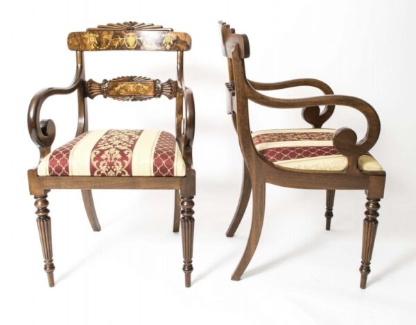 08208a-Huge-Bespoke-Handmade-Marquetry-Burr-Walnut-Extending-Dining-Table-18-Chairs-32