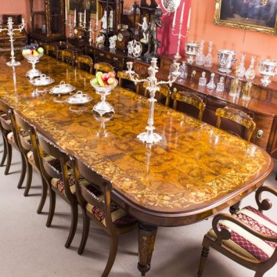 08208a-Huge-Bespoke-Handmade-Marquetry-Burr-Walnut-Extending-Dining-Table-18-Chairs-4