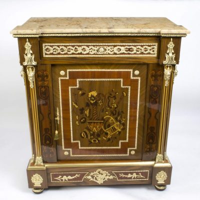 02939-Stunning-Bespoke-Handmade-Victorian-Walnut-&-Mahogany-Marquetry-Cabinet-2