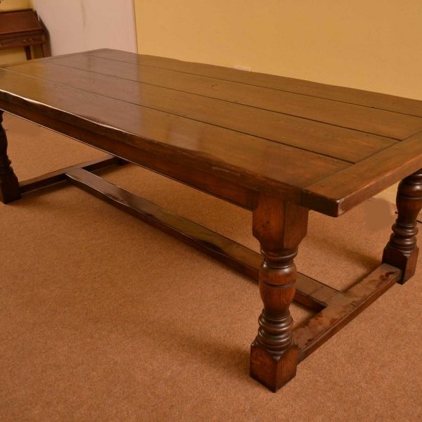 03869a-Bespoke-Solid-Oak-Refectory-Dining-Table-&-10-Chairs-13